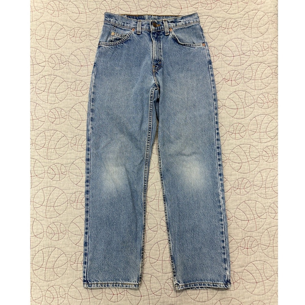 Levis 562 Jeans Blue Orange Tab Vintage 90s USA Student / Women's 28x28